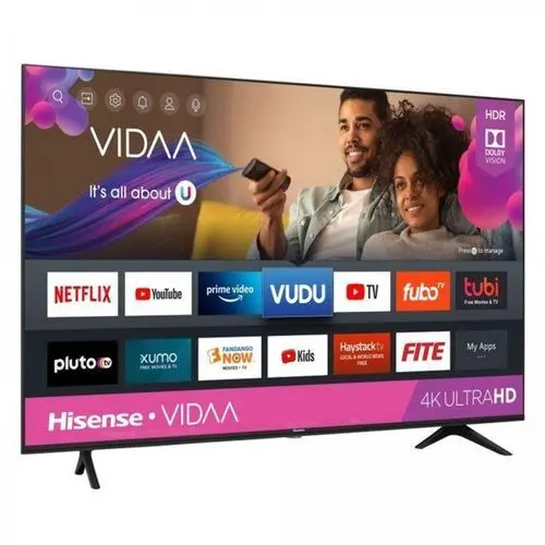 HISENSE32" Inch Television Frameless Smart TV A4 Series, Inbuilt WIFI ,VIDAA SMART OS INBUILT DECODER FOR LOCAL CHANNELS,NETFLIX, YOUTUBE, PRIME VIDEO,NATURAL COLOR ENHANCER,CLEAN VIEW