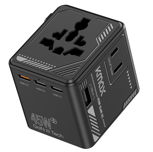 KMAX-45W Universal Plug Adapter K-1017DTR