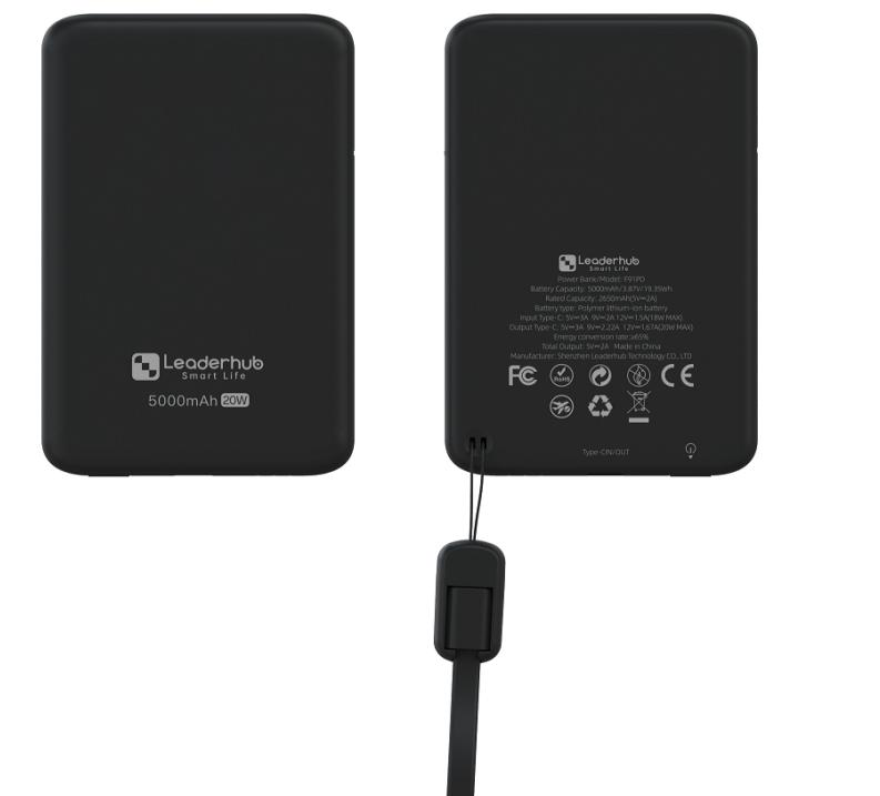 Leaderhub F91PD 5000mAh Type-C Power Bank