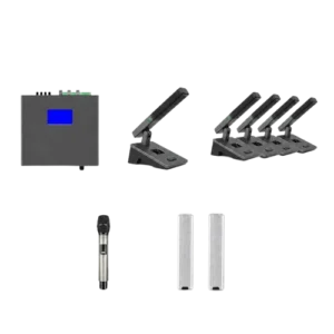 Leaderhub M5 Wireless Conference Audio System with 1 M5 Audio Conference All-in-One System