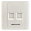 Hikvision DS-1FPA2 2-port Faceplate