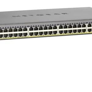 NETGEAR 48-Port Gigabit Ethernet PoE+ Smart Switch – 380W with 4 SFP Ports
