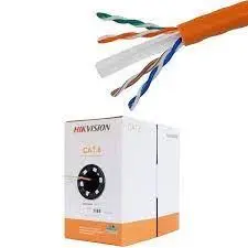 Hikvision DS-1LN6-UU 305 m CAT6 UTP Network Cable (Solid Copper, 0.565 mm, CM)