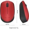 Logitech Wireless Mouse M171 Red