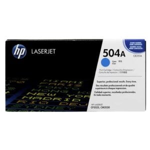 HP 504A Cyan LaserJet Toner Cartridge