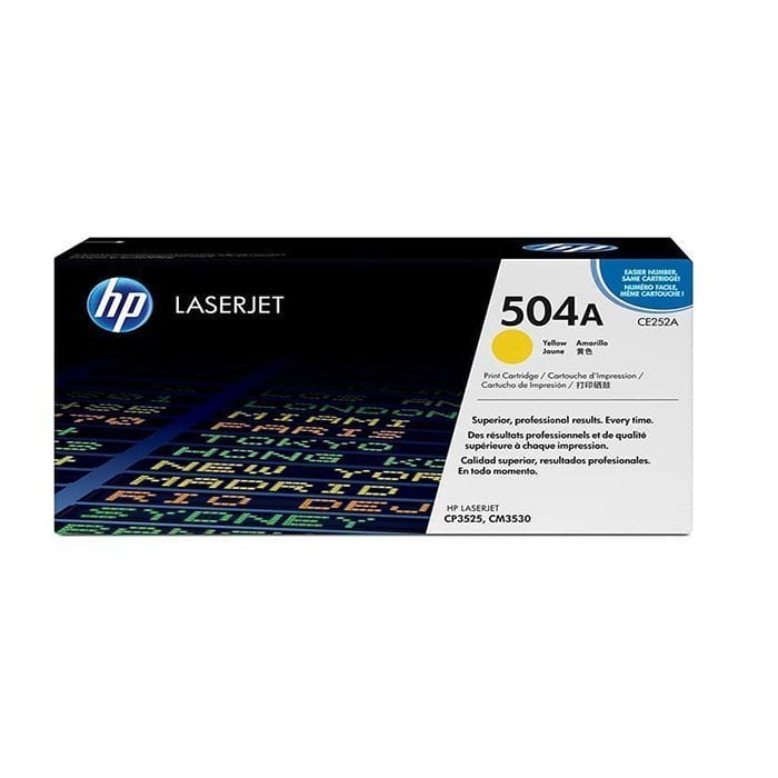 HP 504A Yellow Toner