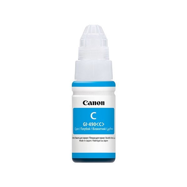 Canon GI-490 Cyan Ink Cartridge | 0664C001 | 70ml | 7,000 Pages
