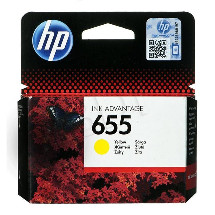 HP 655 Yellow Cartridge
