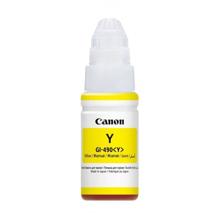 Canon GI-490 Yellow Ink Cartridge | 0666C001 | 70ml | 7,000 Pages