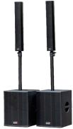 Professional 200W Speaker with Dual Wireless Microphones