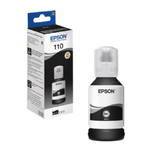 EPSON 110 XL EcoTank Pigment black ink bottle – 120ml (C13T03P14A)