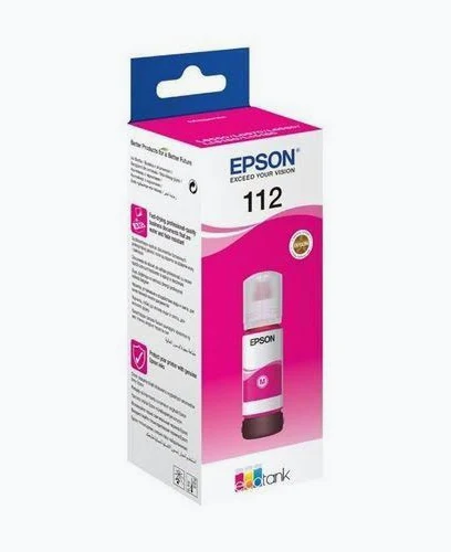 Epson 112 EcoTank Pigment Magenta Ink Bottle | C13T06C34A